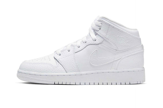 Air Jordan 1 Mid Triple White GS