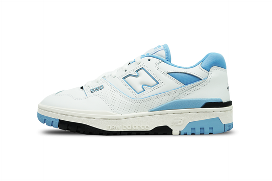 New Balance 550 UNC White University Blue