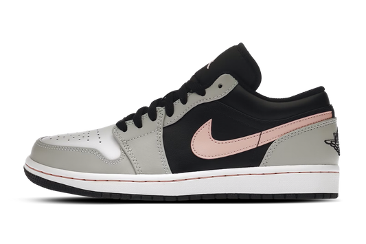 Jordan 1 Low Black Grey Pink