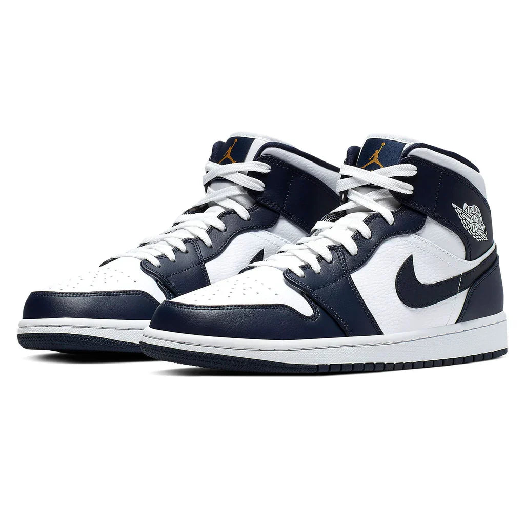 Air Jordan 1 Mid White Obsidian