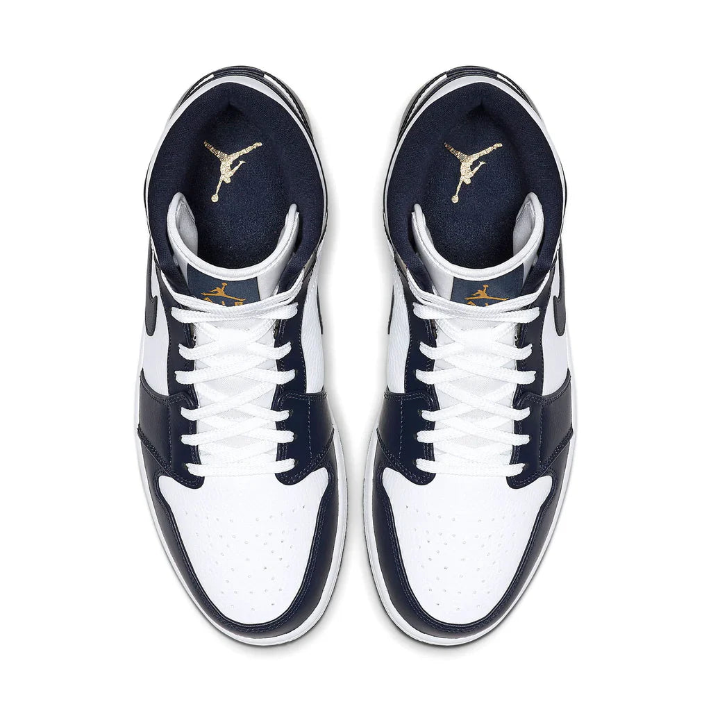 Air Jordan 1 Mid White Obsidian