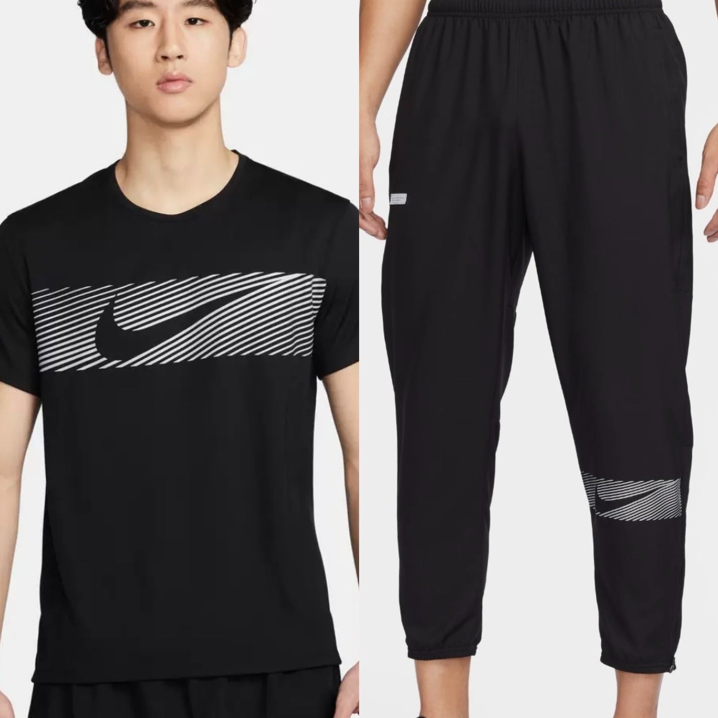 Nike Flash Set Tee/Pant Black (BULK ONLY)