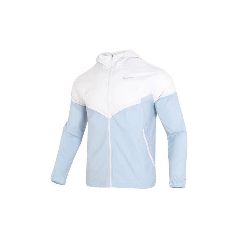 Nike Windrunner Men's Repel Running Jacket White blue (BULK ONLY)