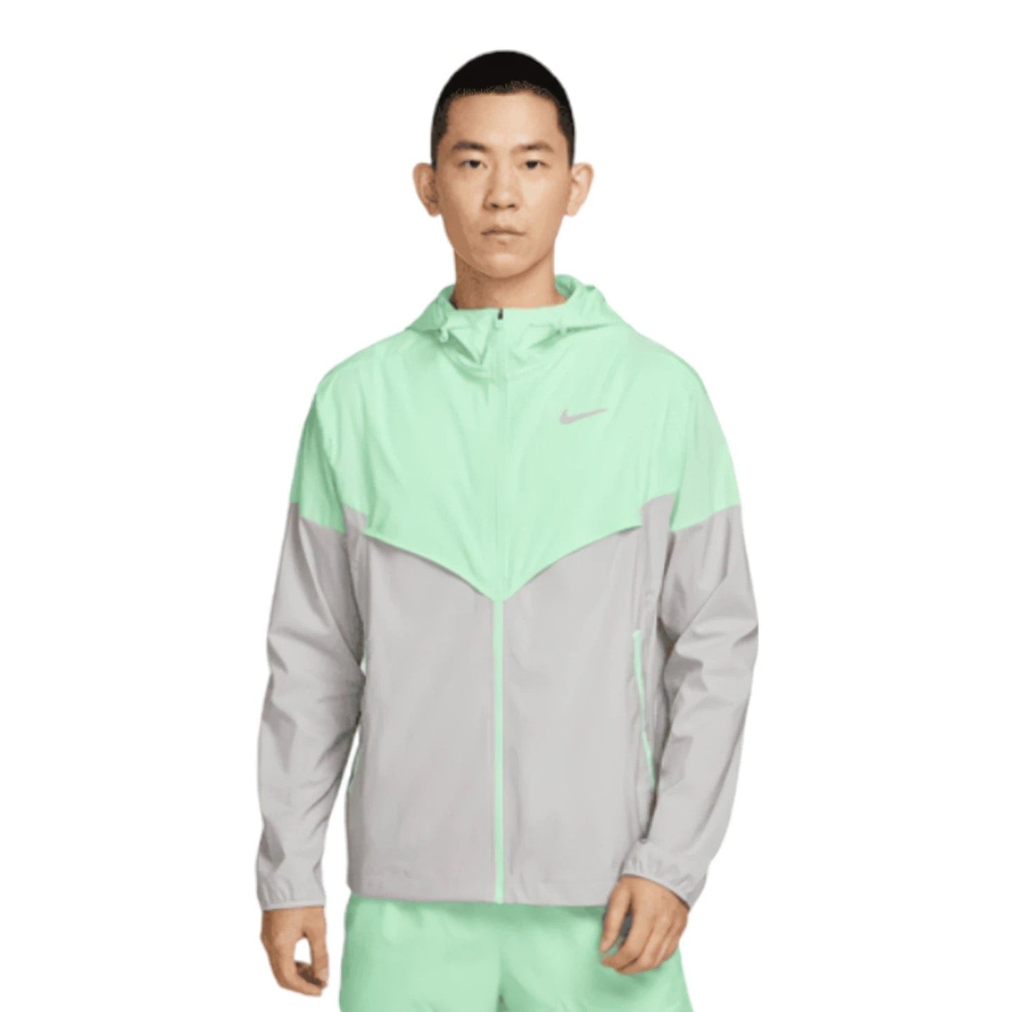 Nike Windrunner Repel Waterproof Running Jacket Green Grey' (BULK ONLY)