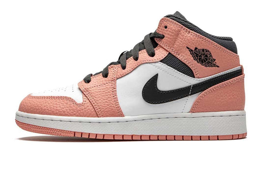 Air Jordan 1 Mid Pink Quartz GS