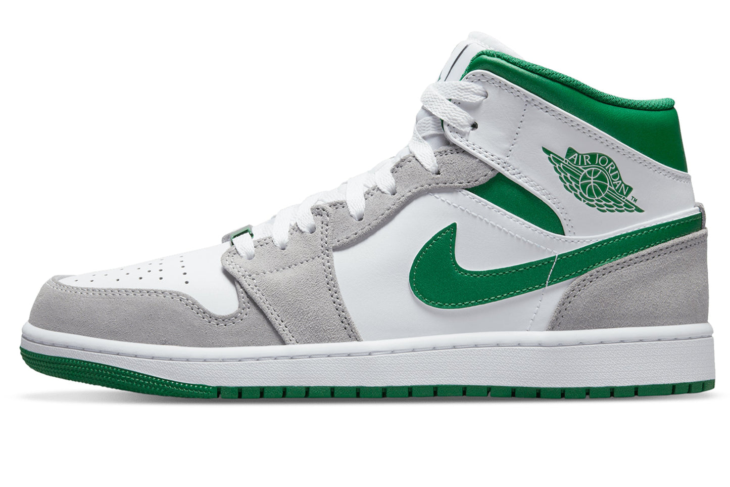 Air Jordan 1 Mid SE White Pine Green Smoke Grey