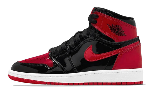 Air Jordan 1 Retro High OG Patent Bred GS