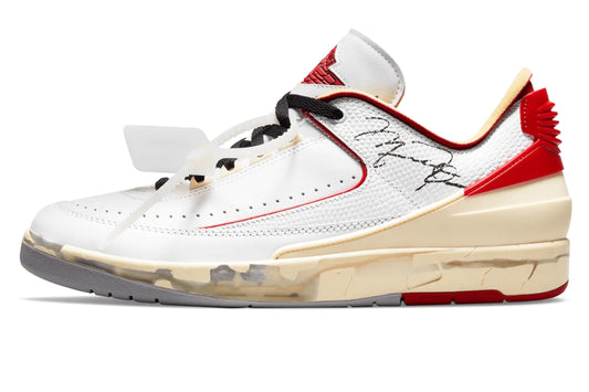 Off-White x Air Jordan 2 Retro Low SP 'White Varsity Red'