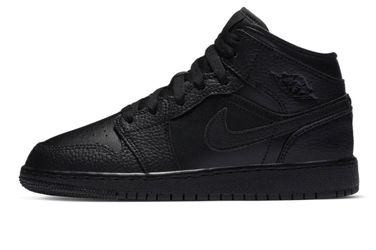 Air Jordan 1 Mid GS Triple Black 2020