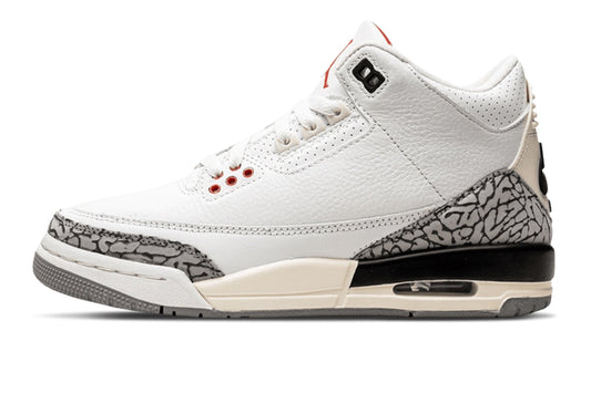 Air Jordan 3 Retro GS White Cement Reimagined