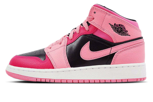 Air Jordan 1 Mid Coral Chalk GS