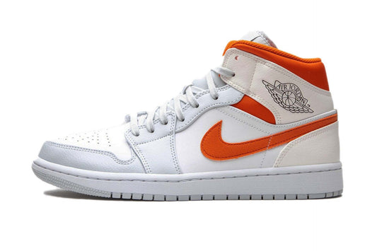 Air Jordan 1 Mid Starfish Pure Platinum