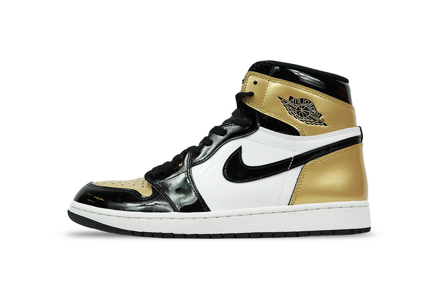 Air Jordan 1 Retro High NRG Patent Gold Toe