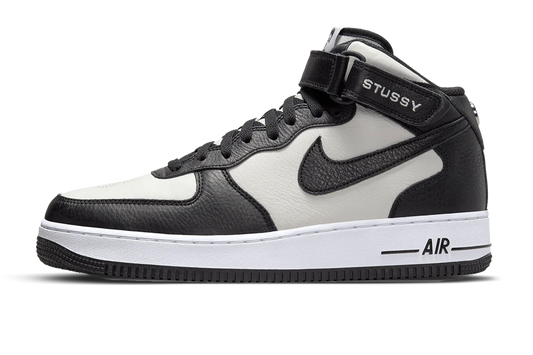 Stussy x Nike Air Force 1 Mid 'Black White'