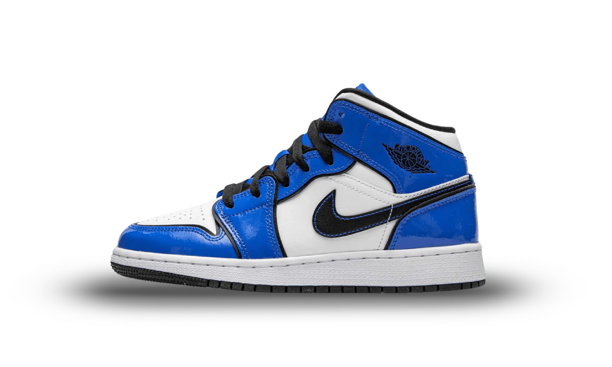 Air Jordan 1 Mid Signal Blue GS