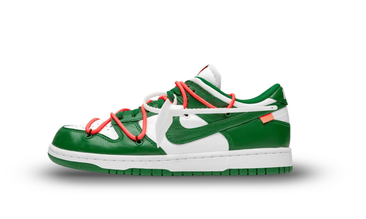 Off-White x Nike Dunk Low 'Pine Green'